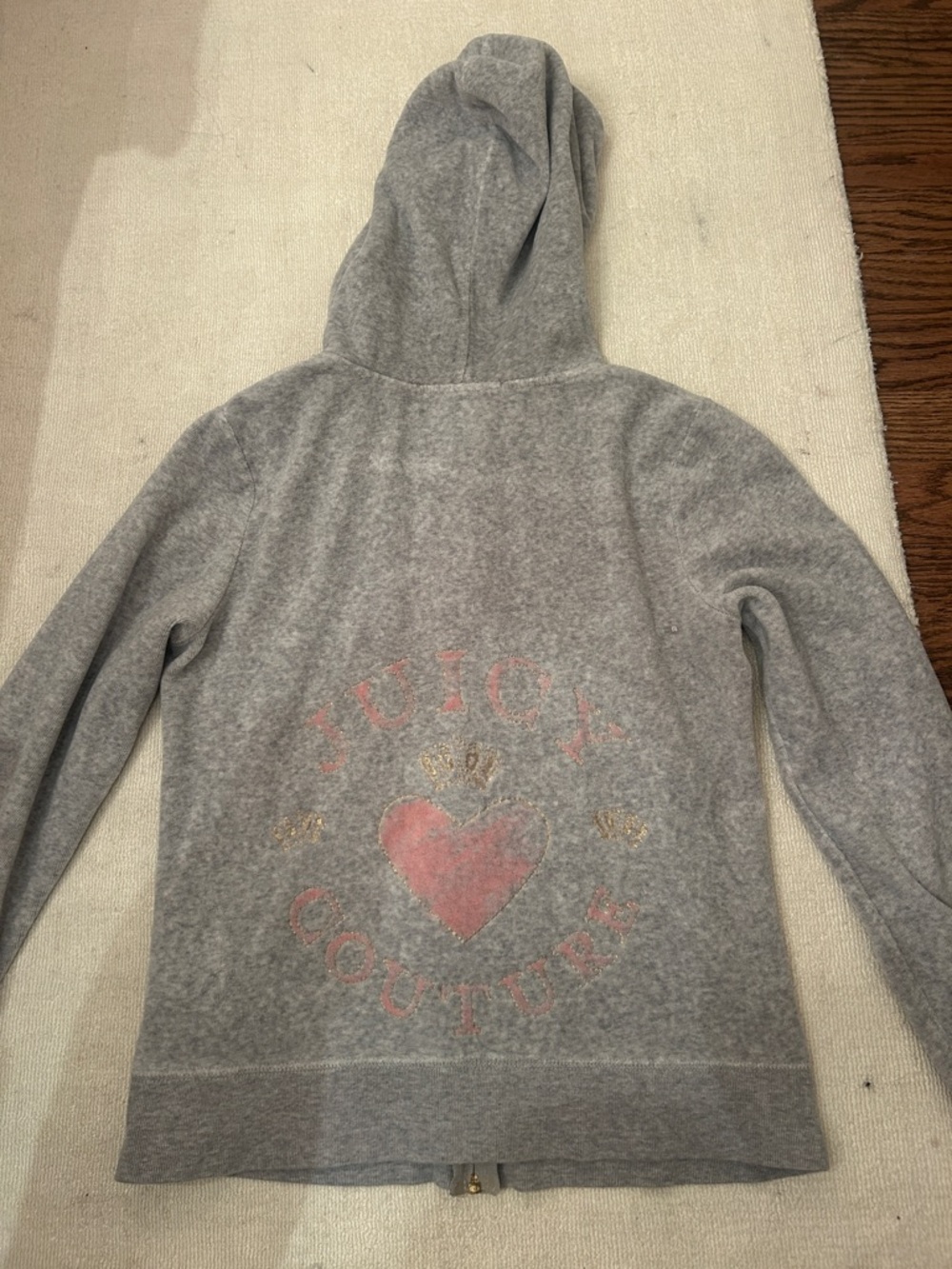 Vintage Juicy Couture gray zip up